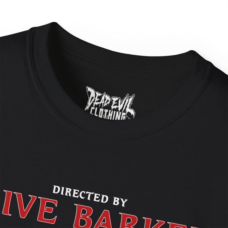 Directed by Clive Barker Unisex Tee - UNITED STATES SHIPPING